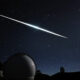 A fireball in Maunakea night sky