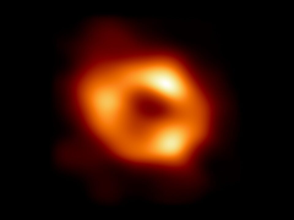 First image of the black hole at the centre of the Milky Way